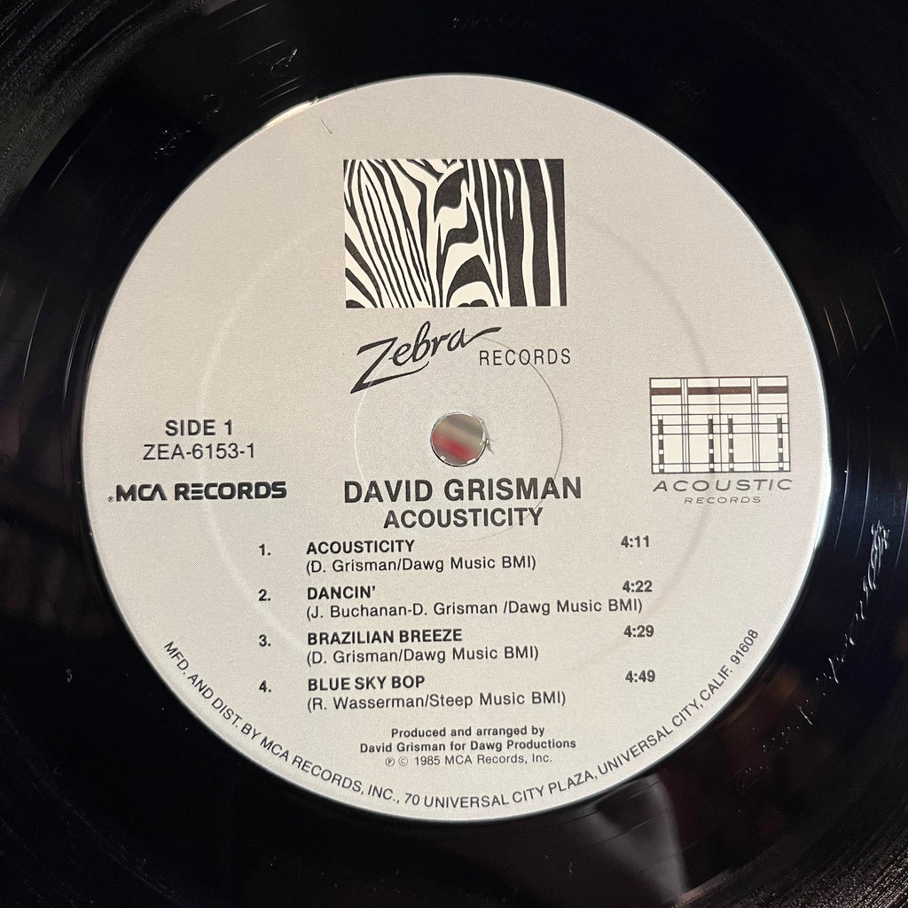David Grisman - Acousticity (VINYL) | Near Mint (NM) Near Mint (NM)-Classic Vinyl Record