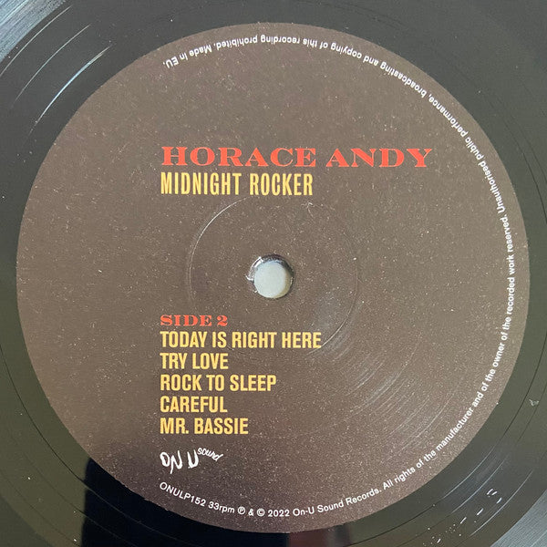 Horace Andy - Midnight Rocker | Mint (M) Mint (M)-Classic Vinyl Record