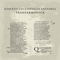 ROBERTO CACCIAPAGLIA ENSEMBLE - Transarmonica (CD) | Mint (M) Mint (M)-Classic Vinyl Record