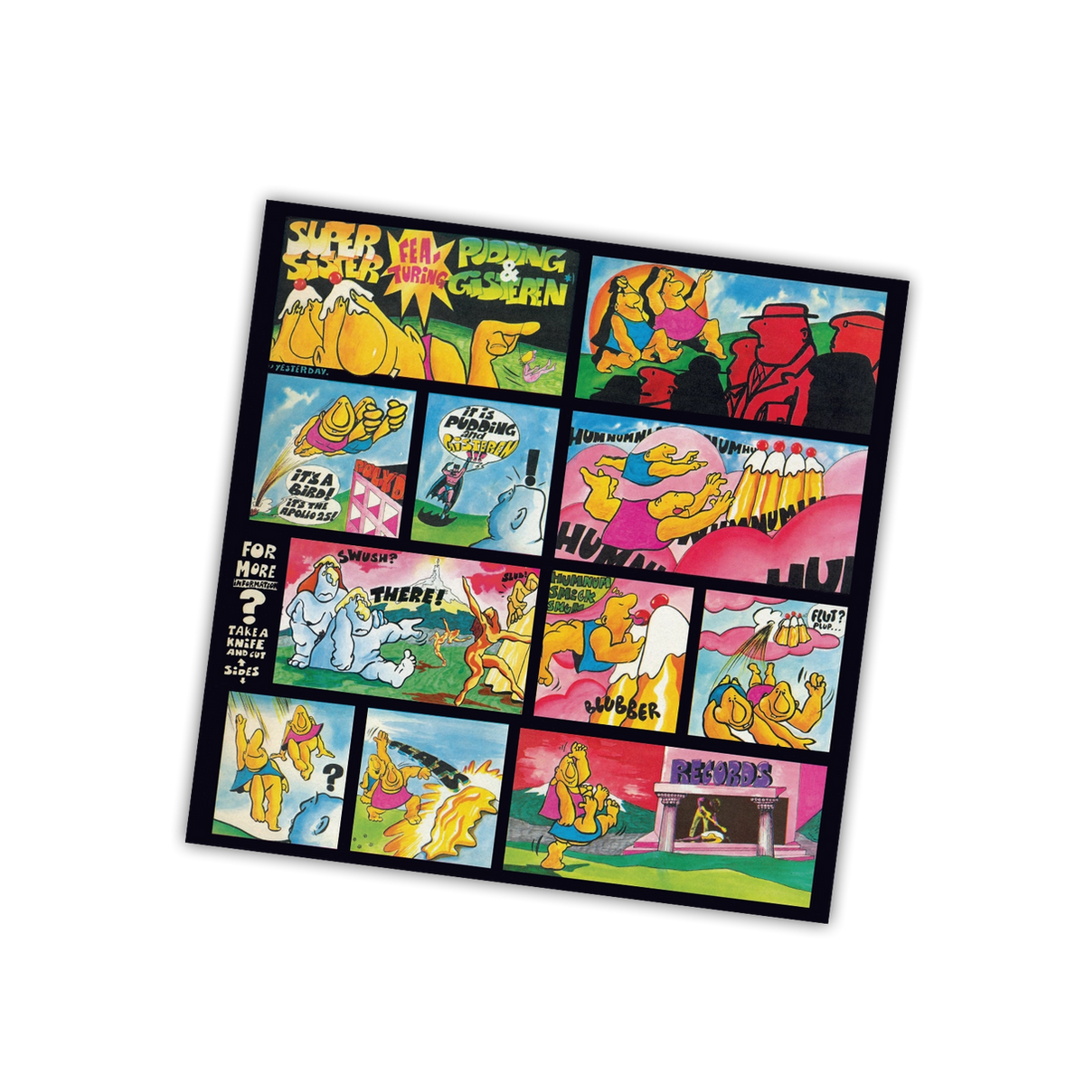 Supersister - Pudding And Gisteren (MOV / CRYSTAL CLEAR VINYL) | Mint (M) Mint (M)-Classic Vinyl Record