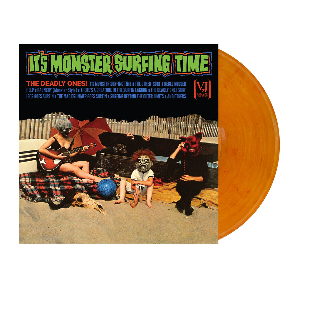 The Deadly Ones - It's Monster Surfing Time (All-Analog) (Bloody Pumpkin Vinyl) | Mint (M) Mint (M)-Classic Vinyl Record