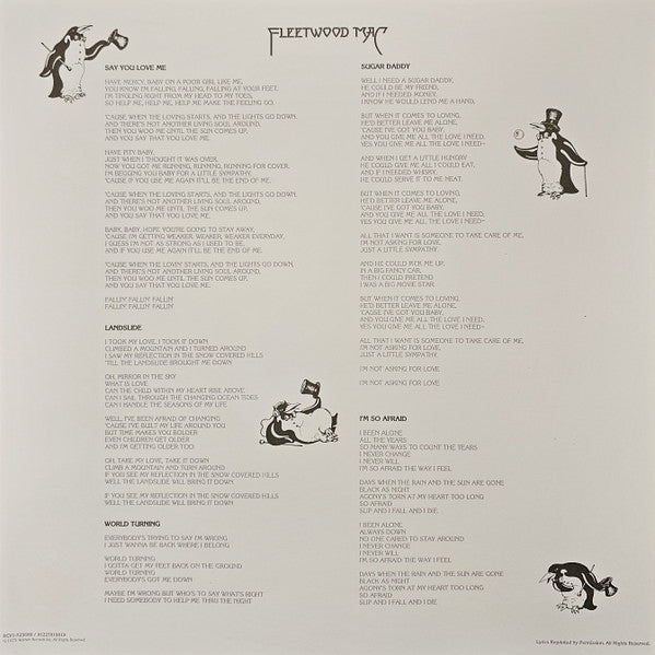 Fleetwood Mac (BLACK & WHITE COLOR VINYL - VMP) | Mint (M) Mint (M)-Classic Vinyl Record