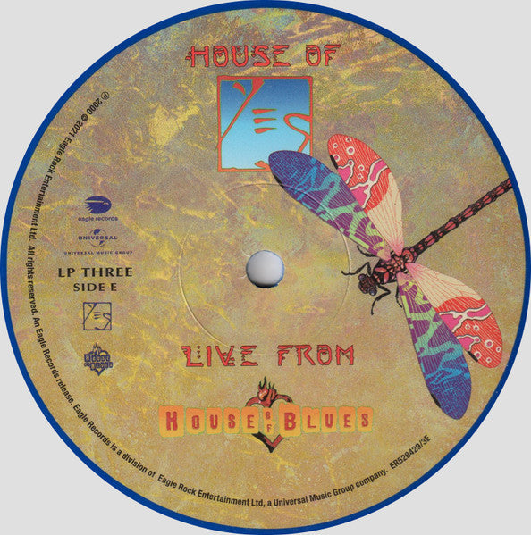 Yes - House Of Yes: Live From The House Of Blues (3xCOLOR VINYL) | Mint (M) Mint (M)-Classic Vinyl Record