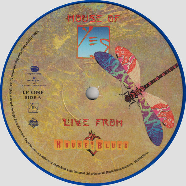 Yes - House Of Yes: Live From The House Of Blues (3xCOLOR VINYL) | Mint (M) Mint (M)-Classic Vinyl Record