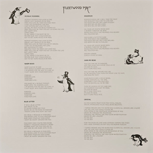 Fleetwood Mac (BLACK & WHITE COLOR VINYL - VMP) | Mint (M) Mint (M)-Classic Vinyl Record