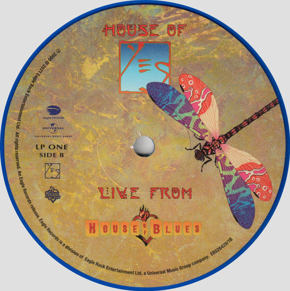 Yes - House Of Yes: Live From The House Of Blues (3xCOLOR VINYL) | Mint (M) Mint (M)-Classic Vinyl Record