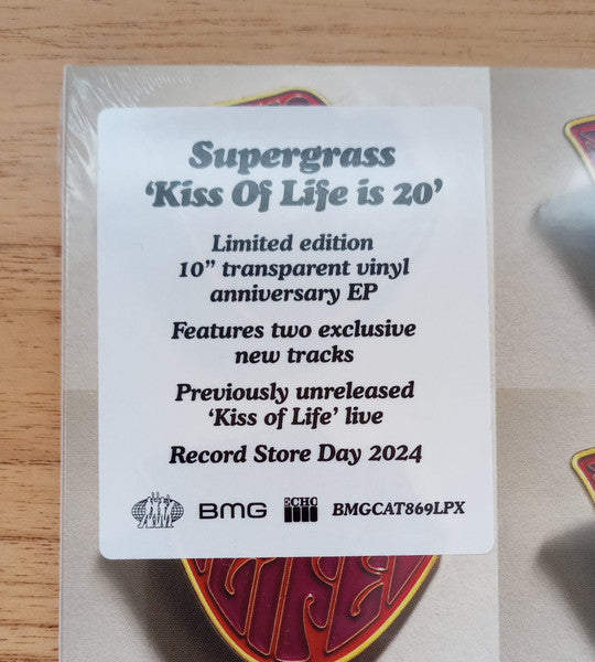 Supergrass - Kiss Of Life (CLEAR VINYL RSD) |-Classic Vinyl Record