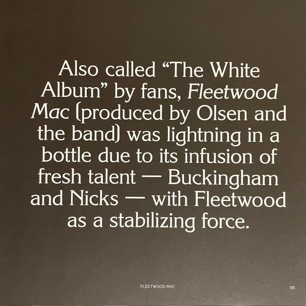 Fleetwood Mac (BLACK & WHITE COLOR VINYL - VMP) | Mint (M) Mint (M)-Classic Vinyl Record