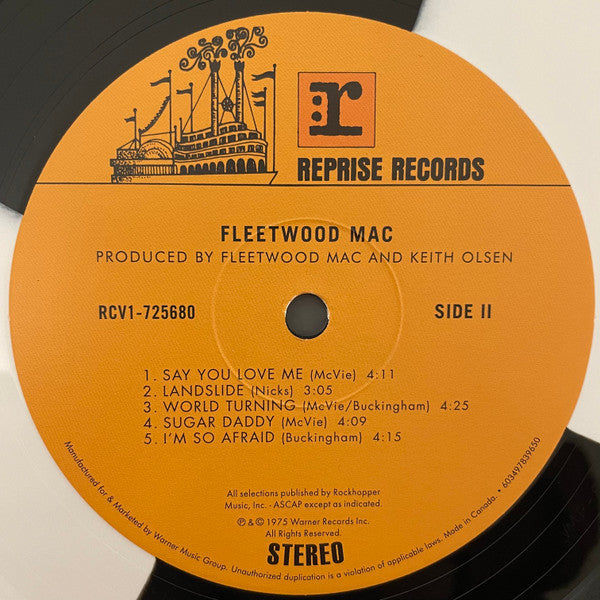 Fleetwood Mac (BLACK & WHITE COLOR VINYL - VMP) | Mint (M) Mint (M)-Classic Vinyl Record