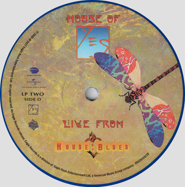 Yes - House Of Yes: Live From The House Of Blues (3xCOLOR VINYL) | Mint (M) Mint (M)-Classic Vinyl Record
