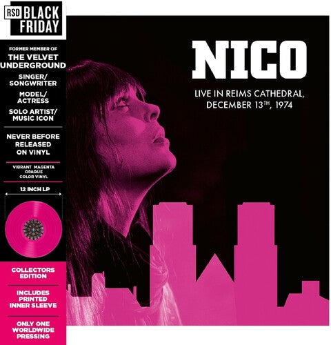 Nico - Live in Reims Cathedral 1974 (BF 2025 RSD Exclusive) (MAGENTA VINYL) | Mint (M) Mint (M)-Classic Vinyl Record