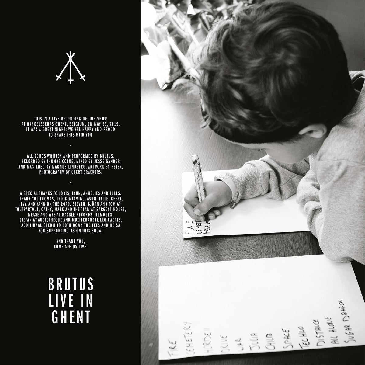 Brutus - Live in Ghent (Vinyl) |-Classic Vinyl Record