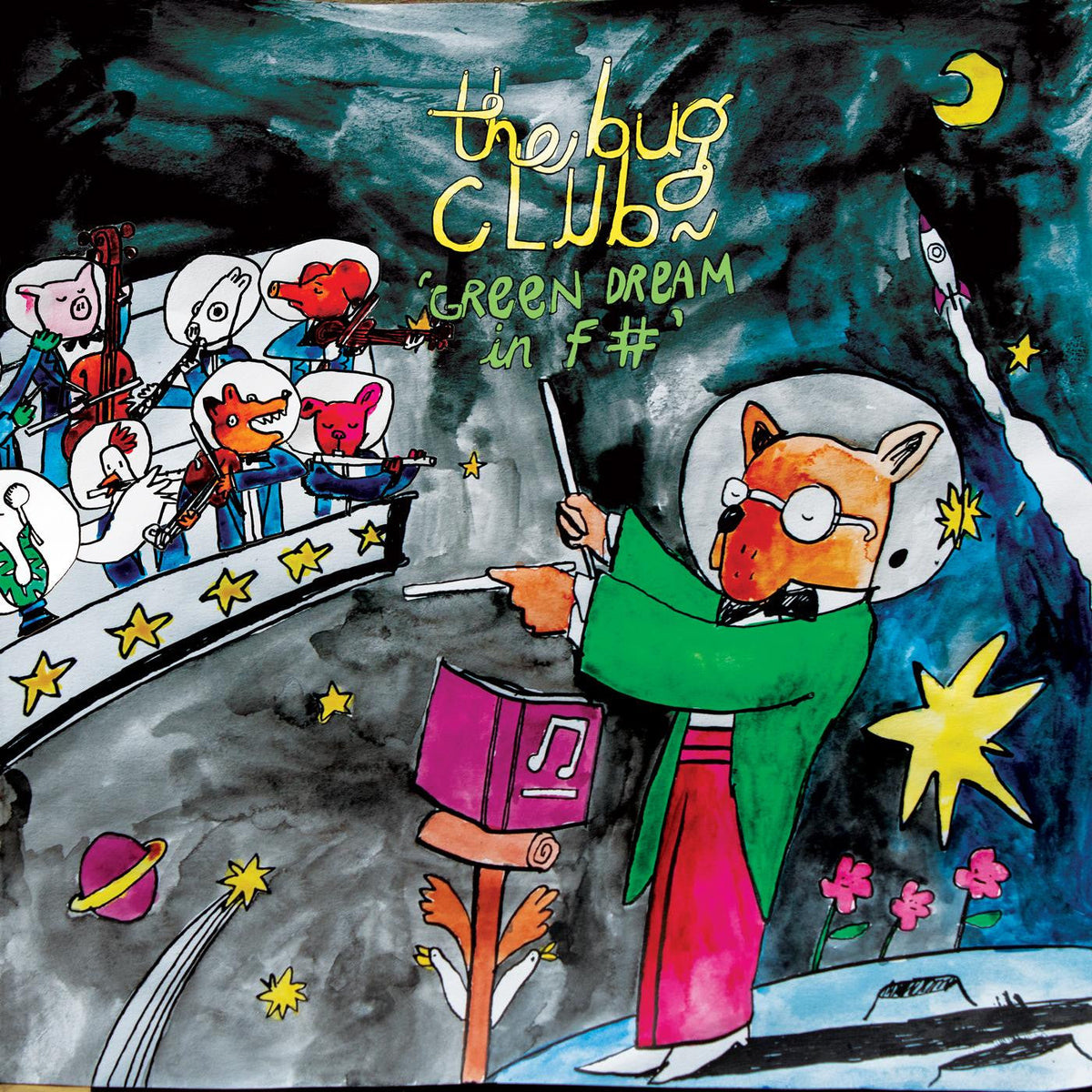 Bug Club, The - Green Dream In F# (ORCHID VINYL) |-Classic Vinyl Record
