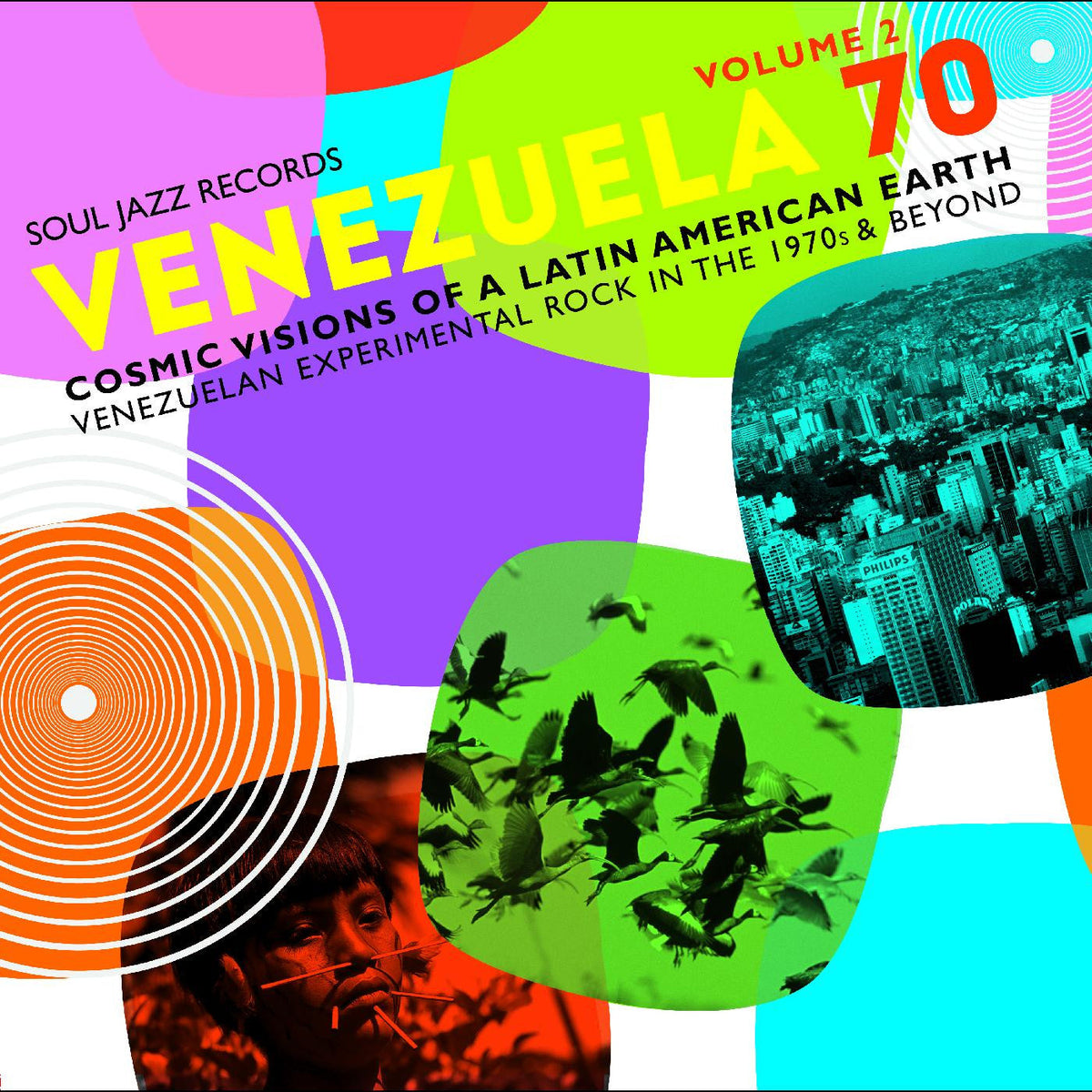 Soul Jazz Records presents - VENEZUELA 70 Vol.2 - Cosmic Visions Of A Latin American Earth: Venezuelan Rock In The 1970s & Beyond (CD) |-Classic Vinyl Record