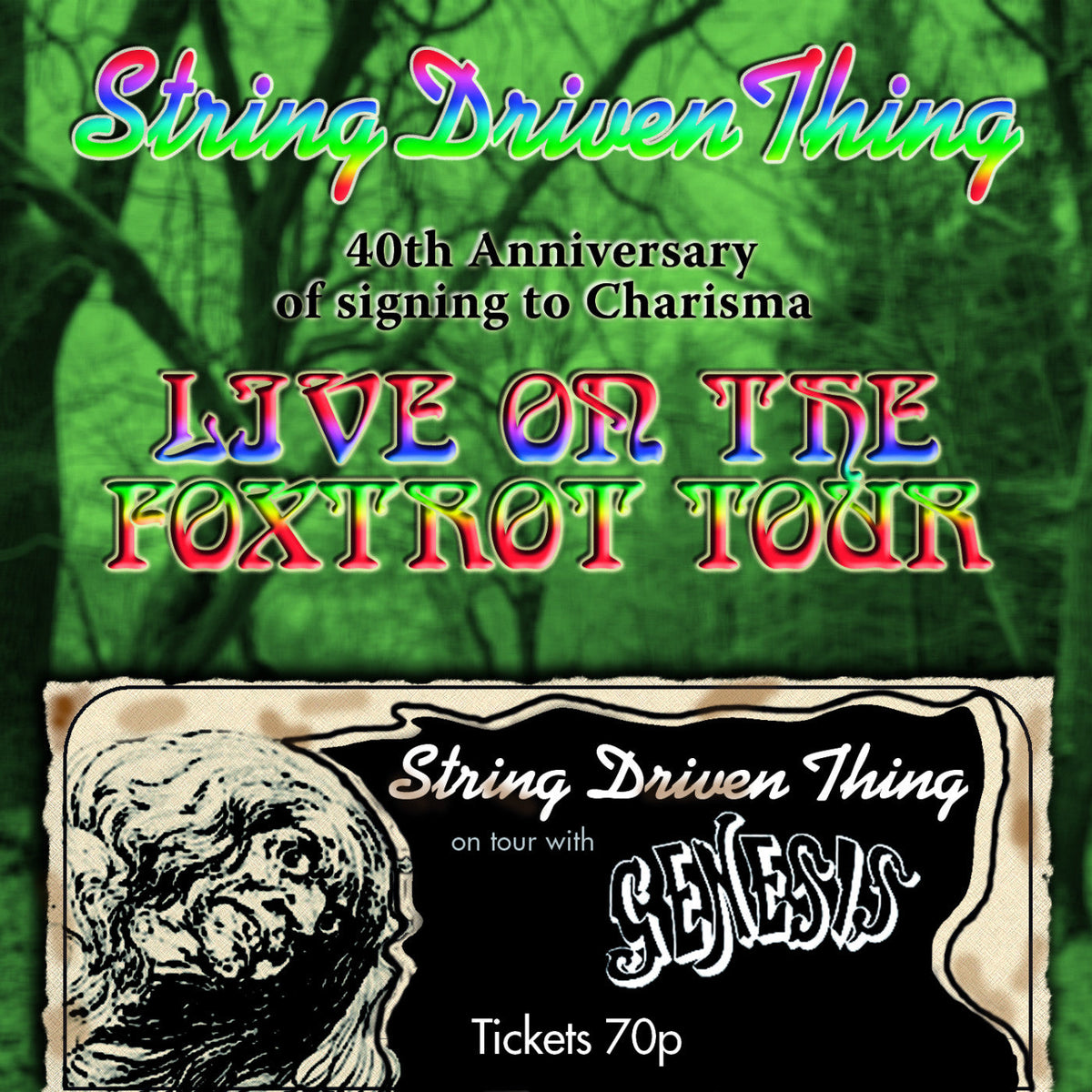 String Driven Thing - Live on the Foxtrot Tour (40th Anniversary) (CD) |-Classic Vinyl Record