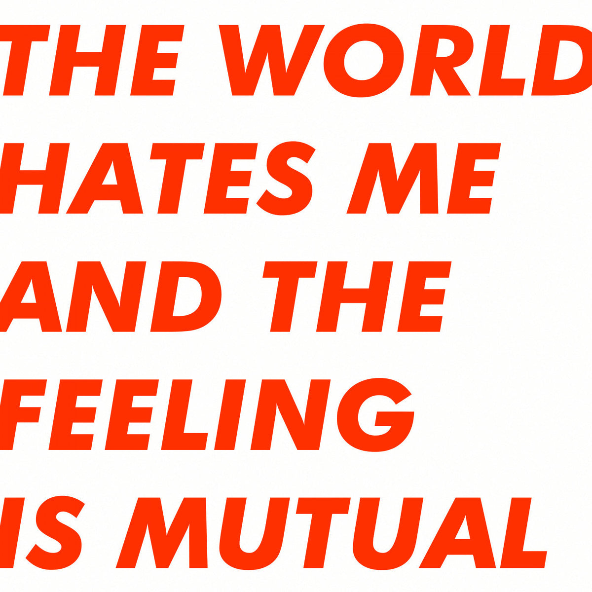 Six By Seven - The World Hates Me And The Feeling Is Mutual (ORANGE VINYL) |-Classic Vinyl Record