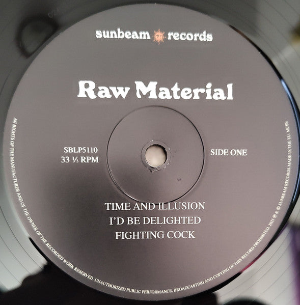 Raw Material (2) - Raw Material (VINYL) | Mint (M) Mint (M)-Classic Vinyl Record