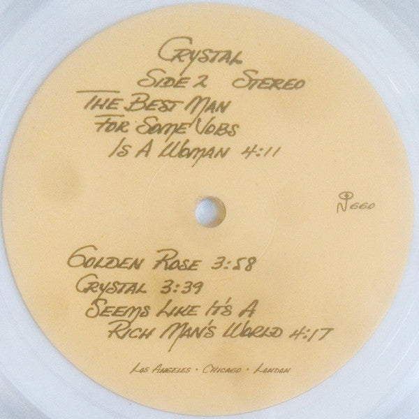 Stan Hubbs - Crystal (CLEAR VINYL) |-Classic Vinyl Record