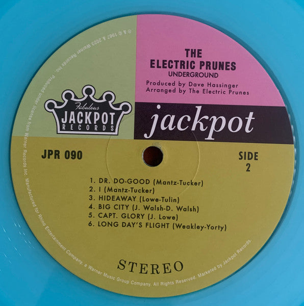 The Electric Prunes - Underground (LIGHT BLUE VINYL) | Mint (M) Mint (M)-Classic Vinyl Record