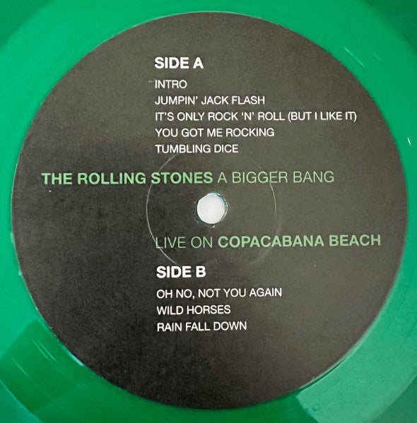 The Rolling Stones - A Bigger Bang - Live On Copacabana Beach (3xCOLOR VINYL) | Mint (M) Mint (M)-Classic Vinyl Record