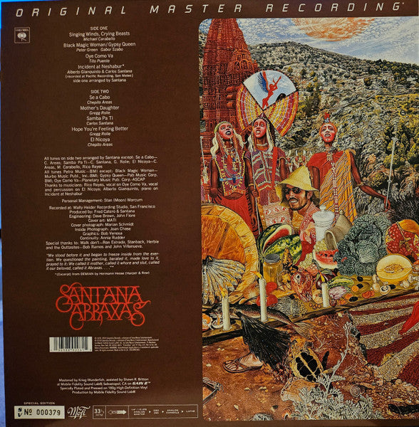 Santana - Abraxas (NUMBERED) | Mint (M) Mint (M)-Classic Vinyl Record
