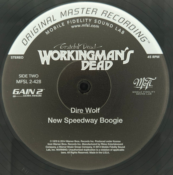 The Grateful Dead - Workingman's Dead | Mint (M) Mint (M)-Classic Vinyl Record