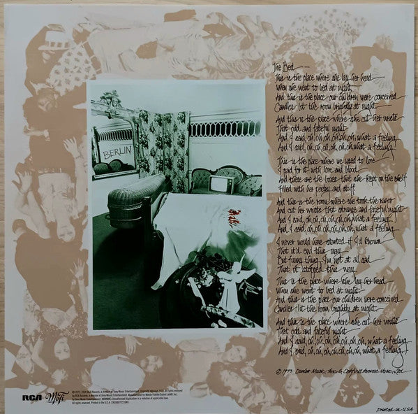 Lou Reed - Berlin | Mint (M) Mint (M)-Classic Vinyl Record