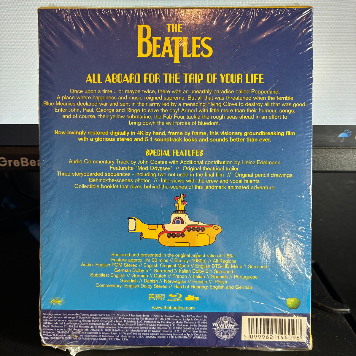 The Beatles - Yellow Submarine (BLU-RAY Apple Records ‎– 5099962146098) |-Classic Vinyl Record