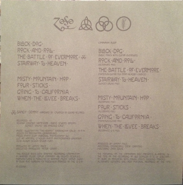 Led Zeppelin - Untitled: Deluxe Edition (180 GRAM VINYL) | Mint (M) Mint (M)-Classic Vinyl Record