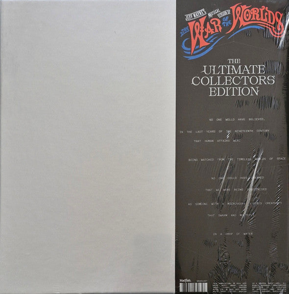 Jeff Wayne - Jeff Wayne's Musical Version Of The War Of The Worlds (VINYL & CD BOX SET) |-Classic Vinyl Record