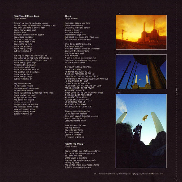 Pink Floyd - Animals (2018 Remix) *DISCOUNT COPY* | Mint (M) Mint (M)-Classic Vinyl Record