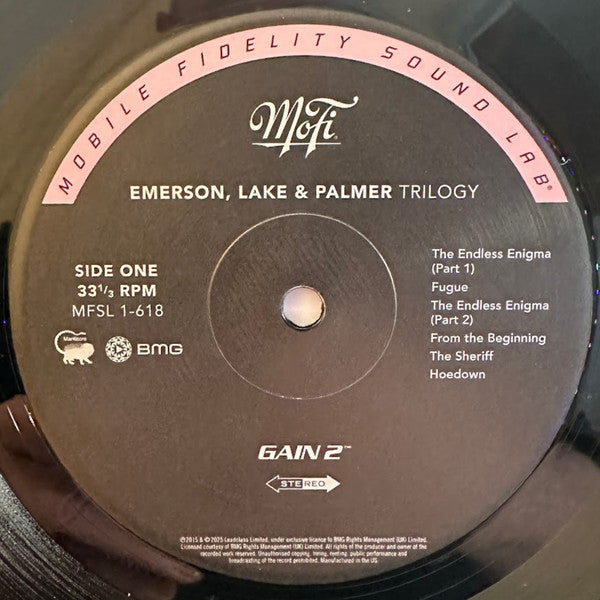Emerson, Lake & Palmer - Trilogy (MFSL VINYL) | Mint (M) Mint (M)-Classic Vinyl Record
