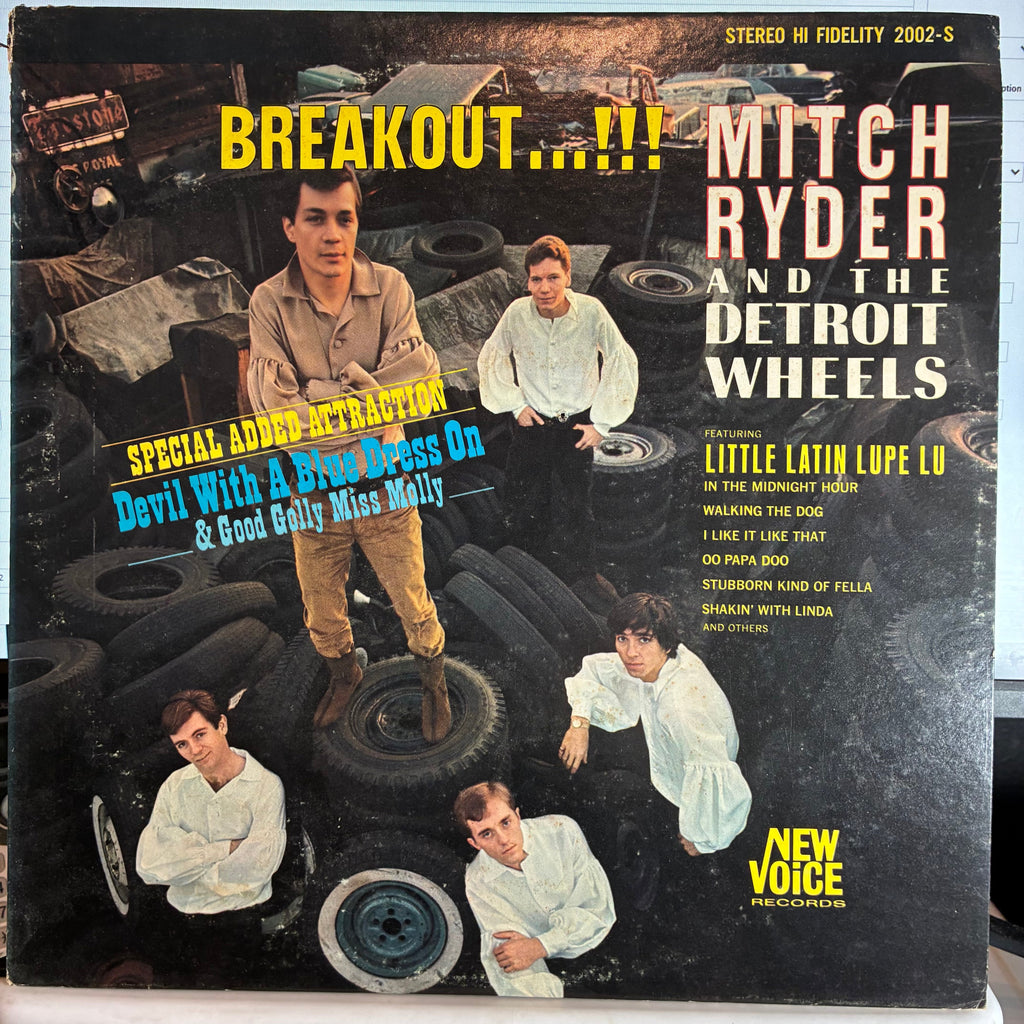 Mitch Ryder & The Detroit Wheels - Breakout…!!! (VINYL) | Excellent+ (EX+) Very Good Plus (VG+)-Classic Vinyl Record