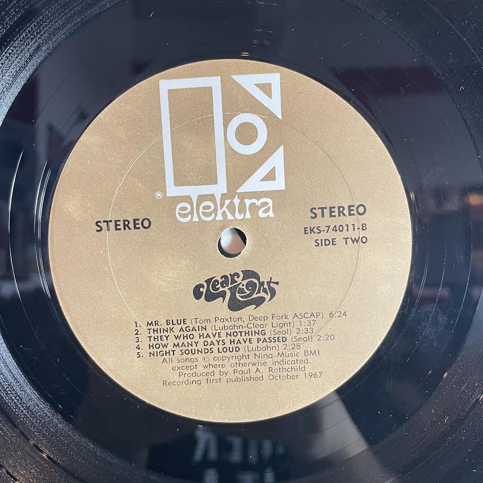 Clear Light (2) - Clear Light (VINYL) | Excellent+ (EX+) Excellent (EX)-Classic Vinyl Record