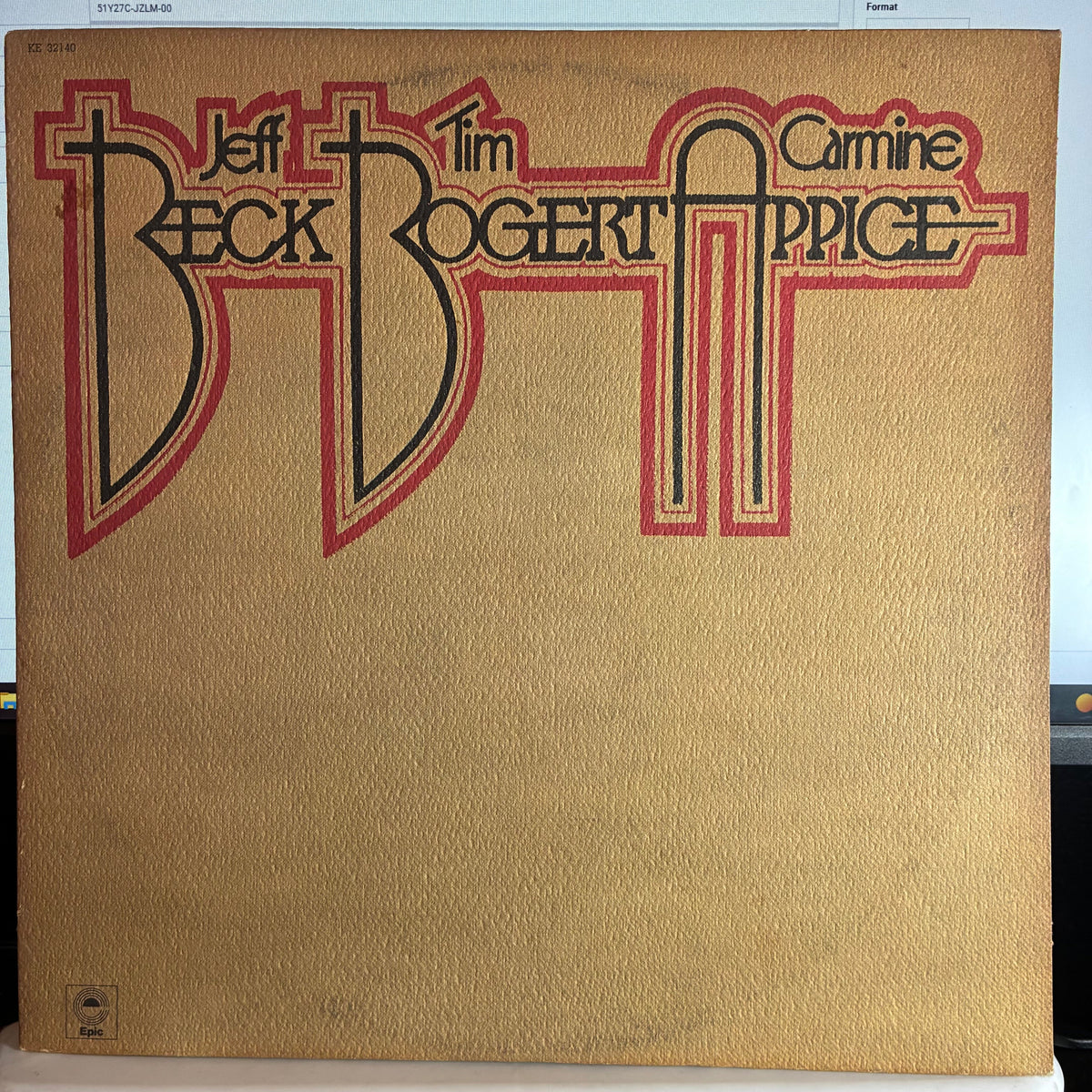 Beck, Bogert & Appice - Beck, Bogert & Appice (VINYL) | Excellent (EX) Excellent (EX)-Classic Vinyl Record