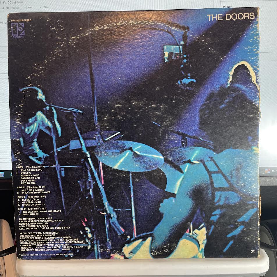The Doors - Absolutely Live (2xVINYL) | Excellent (EX) Excellent (EX)-Classic Vinyl Record