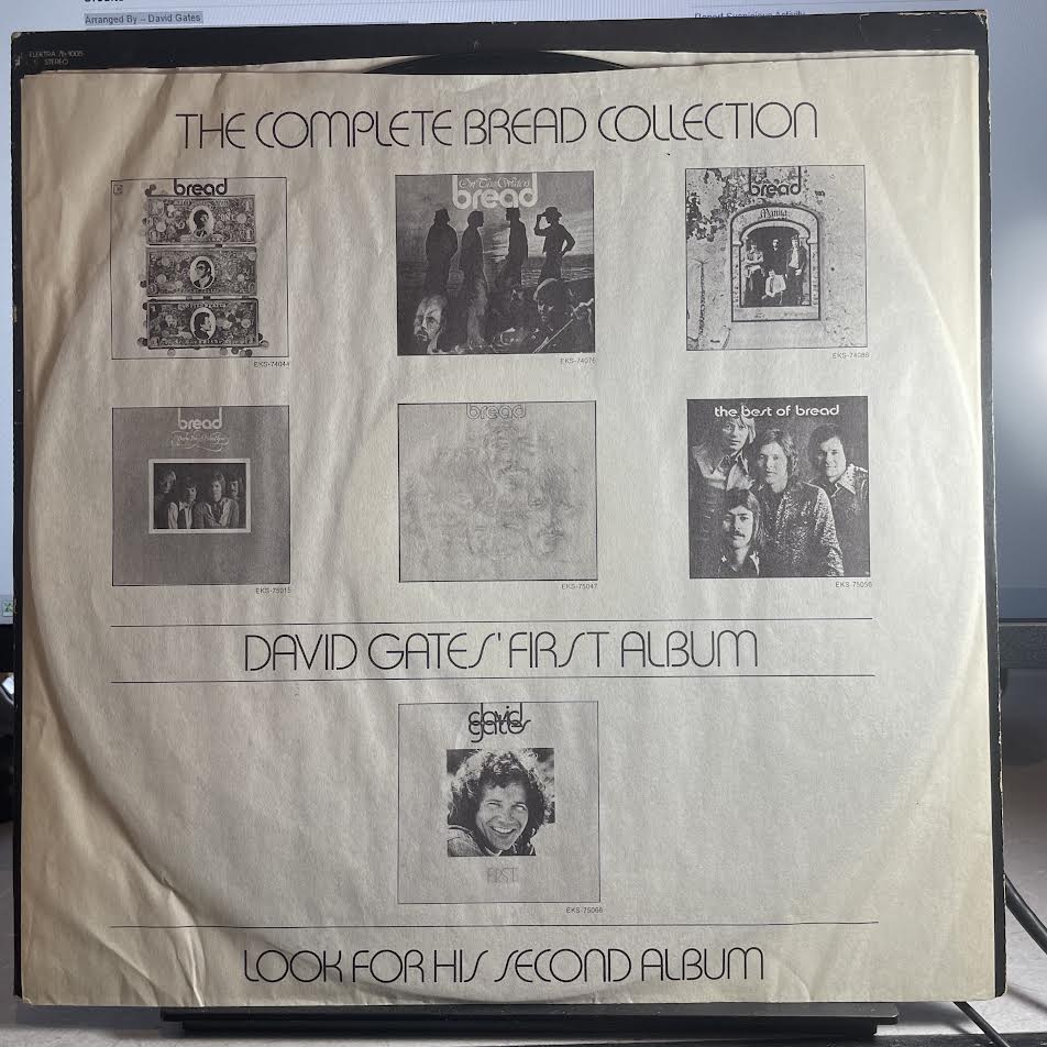 Bread - The Best Of Bread/Volume Two (VINYL) | Excellent (EX) Excellent (EX)-Classic Vinyl Record