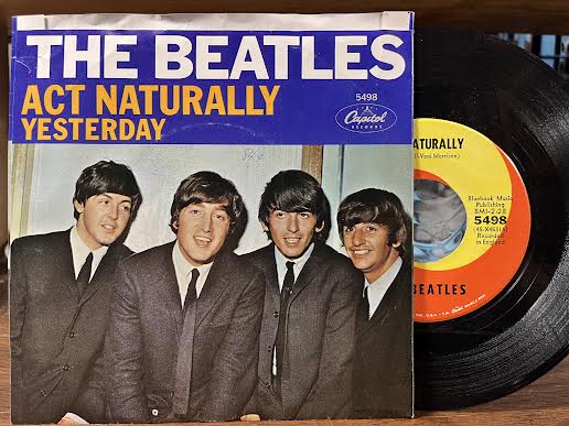 The Beatles - Yesterday / Act Naturally (7" VINYL) | Excellent (EX) Excellent+ (EX+)-Classic Vinyl Record