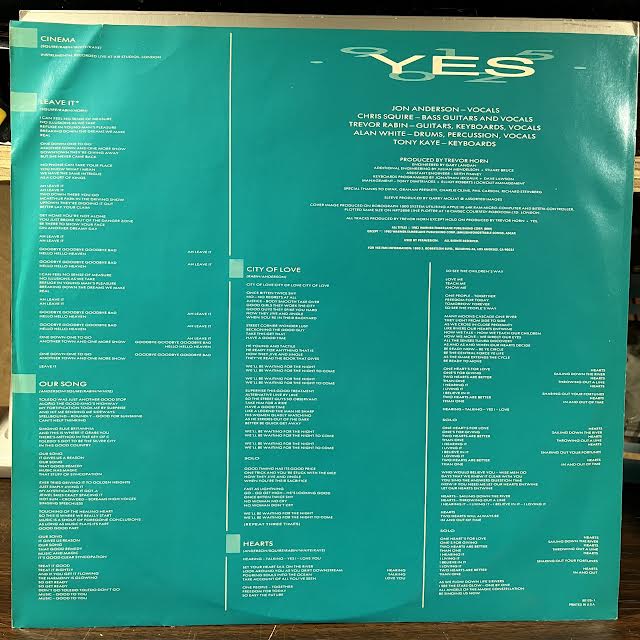 Yes - 90125 (VINYL) | Near Mint- (NM-) Near Mint- (NM-)-Classic Vinyl Record