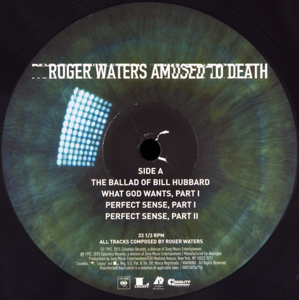 Roger Waters - Amused To Death (2xVINYL) |-Classic Vinyl Record