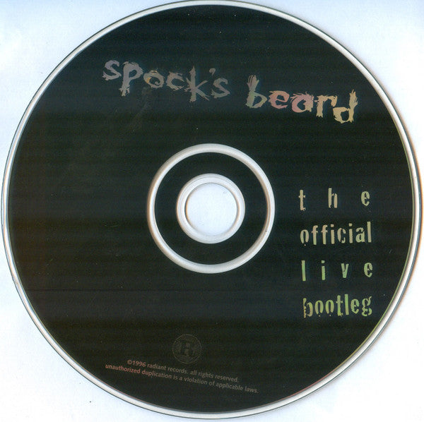 Spock's Beard - The Official Live Bootleg (CD) | Near Mint- (NM-) Near Mint- (NM-)-Classic Vinyl Record
