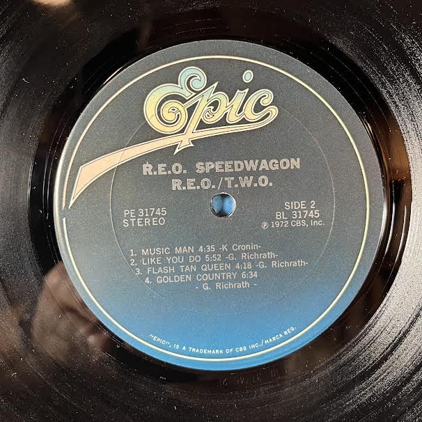 REO Speedwagon - R.E.O./T.W.O. (VINYL) | Near Mint- (NM-) Excellent (EX)-Classic Vinyl Record
