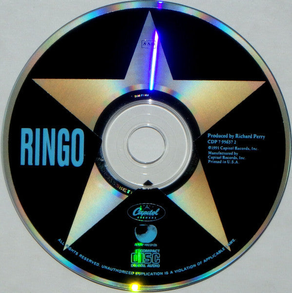 Ringo Starr - Ringo *CD* | Near Mint (NM) Near Mint (NM)-Classic Vinyl Record