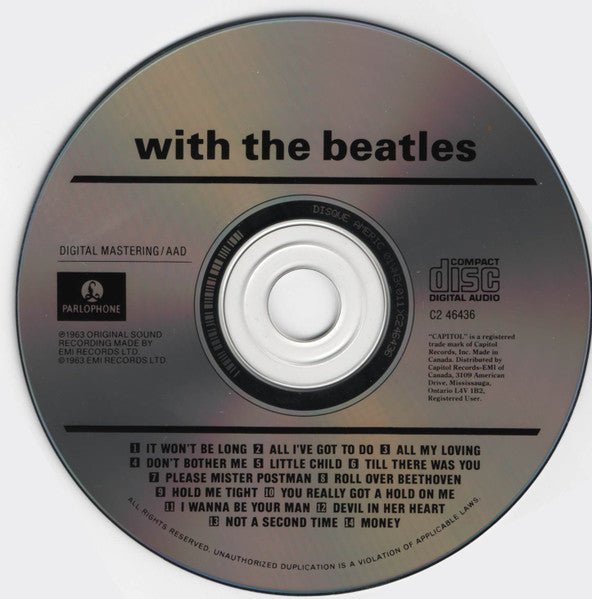 The Beatles - With The Beatles (CD CANADA) | Near Mint (NM) Excellent (EX)-Classic Vinyl Record