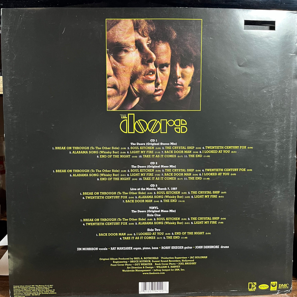 The Doors - The Doors (VINYL & 3xCD) | Near Mint (NM) Excellent+ (EX+)-Classic Vinyl Record