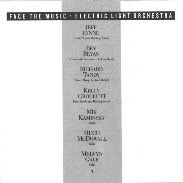 Electric Light Orchestra - Face The Music (CD) | Near Mint (NM) Near Mint (NM)-Classic Vinyl Record