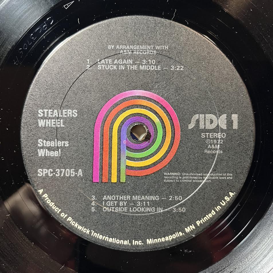 Stealers Wheel - Stealers Wheel (VINYL) | Near Mint (NM) Excellent+ (EX+)-Classic Vinyl Record