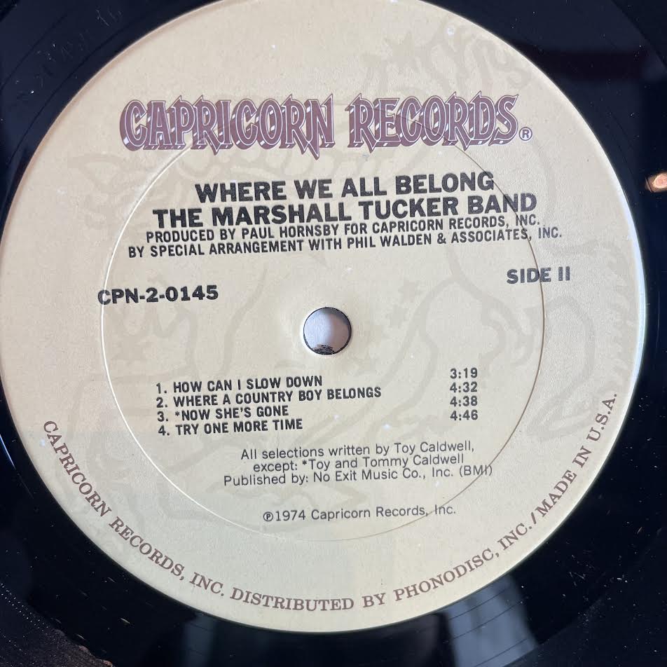 The Marshall Tucker Band - Where We All Belong (2xVINYL) | Near Mint (NM) Excellent+ (EX+)-Classic Vinyl Record