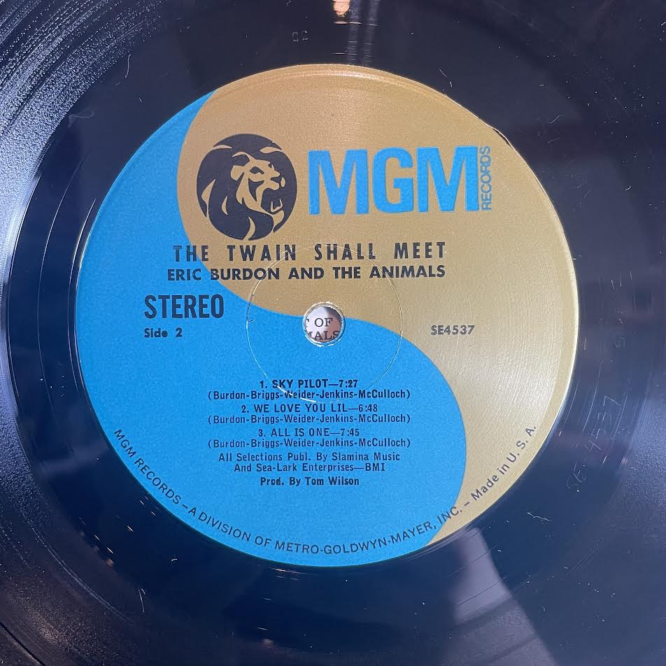 Eric Burdon & The Animals - The Twain Shall Meet (VINYL) | Near Mint (NM) Excellent (EX)-Classic Vinyl Record