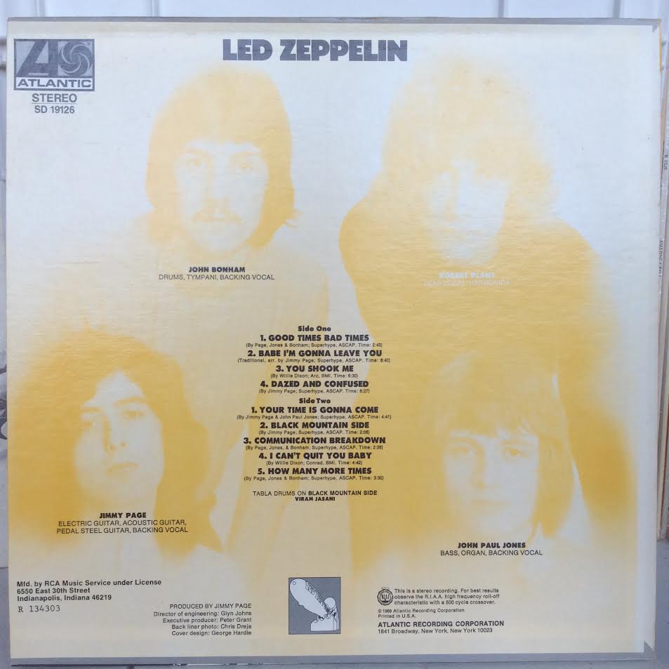 Led Zeppelin - Led Zeppelin (VINYL) | Near Mint (NM) Near Mint (NM)-Classic Vinyl Record